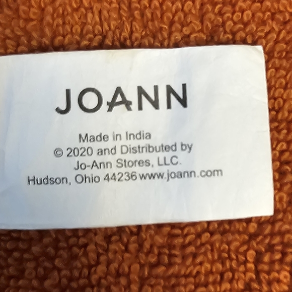 Gather Together Decorative Towels - Orange and Gray - Picture 6 of 13